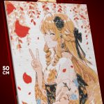 Алмазная мозаика Геншин Импакт Игра девушка в кимоно 40x50