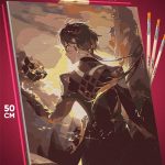 Картина по номерам Геншин Импакт Игра Чжун Ли 40x50