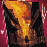 Картина по номерам Геншин Импакт Игра Кли 40x50