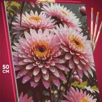 Картина по номерам Цветы астры 40x50