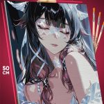 Картина по номерам Геншин Импакт Игра Коломбина 40x50