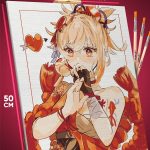 Картина по номерам Геншин Импакт Игра Ёимия 40x50