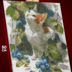 Алмазная мозаика Котики живопись 40x50