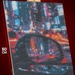 Алмазная мозаика Авто дождь ночной город 40x50