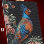 Алмазная мозаика Животные фазан птица 40x50