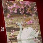 Алмазная мозаика Животные лебедь озеро 40x50