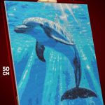 Алмазная мозаика Животные дельфин 40x50