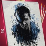 Картина по номерам Marvel Веном 40x50