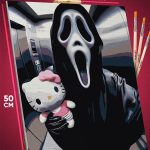 Картина по номерам Ужастик Кино Крик Hello Kitty 40x50