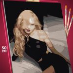 Картина по номерам K-Поп музыка Blackpink идол Rose 40x50