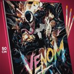 Картина по номерам Marvel Веном 40x50