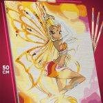 Картина по номерам Мультфильмы Клуб Винкс Стелла 40x50