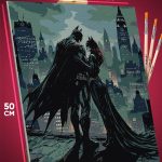 Картина по номерам DC Бэтмен и Женщина-кошка 40x50