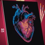 Картина по номерам Любовь сердце 40x50