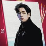 Картина по номерам K-Поп музыка BTS идол Kim Taehyung 40x50
