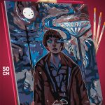 Картина по номерам Сериалы Кино Очень странные дела 40x50