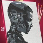 Картина по номерам Сериалы Кино Очень странные дела 40x50