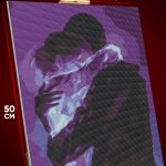 Алмазная мозаика Любовь парень и девушка обнимаются 40x50