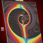 Алмазная мозаика Абстракция спираль 40x50
