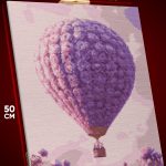 Алмазная мозаика Любовь воздушный шар розы 40x50