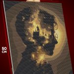 Алмазная мозаика Гарри Поттер Гарри из Хогвартса 40x50