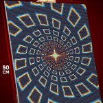 Алмазная мозаика Абстракция психоделическая геометрия 40x50