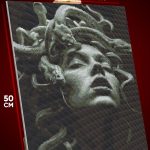 Алмазная мозаика Статуя медуза Горгона 40x50