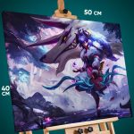 Картина на стену League Of Legends Игра Киндред 40x50