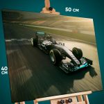 Картина на стену Авто болид формула 1 гонки 40x50