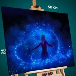 Картина на стену Мультфильмы Дисней Холодное сердце Эльза 40x50