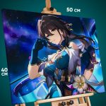 Картина на стену Honkai: Star Rai Игра Руан Мэй 40x50