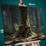 Картина на стену The Last of Us игра Элли 40x50