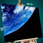 Картина на стену Космос планета Земля 40x50
