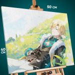 Картина на стену Honkai: Star Rai Игра Авантюрин 40x50
