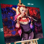 Картина на стену DC Харли Квинн 40x50