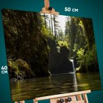 Картина на стену Пейзаж природа водопад 40x50