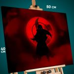 Картина на стену Наруто Аниме Итачи Учиха Акацуки 40x50