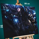 Картина на стену Поднятие уровня в одиночку Аниме 40x50