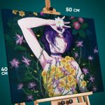 Картина на стену Человек-бензопила Аниме Резе 40x50