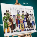 Картина на стену Наруто Аниме ниндзя конохи 40x50
