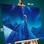 Картина на стену Мультфильмы Дисней Холодное сердце Эльза 40x50