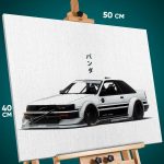 Картина на стену Авто Toyotas AE86 40x50