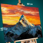 Картина на стену Пейзаж лесной природа горы Гималаи 40x50