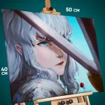 Картина на стену Берсерк Аниме Гриффит 40x50