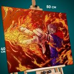 Картина на стену Магическая битва Аниме Сукуна Рёмен 40x50