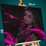 Картина на стену Valorant Игра Рейна 40x50