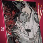 Картина по номерам Silent Hill Игра лис 40x50