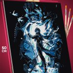 Картина по номерам Геншин Импакт Игра Флинс 40x50