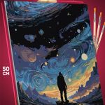 Картина по номерам Абстракция Арт космос 40x50