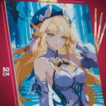 Картина по номерам Геншин Импакт Игра Николь 40x50
